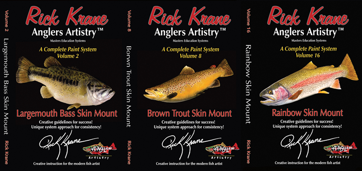 Painting Skin Mounted Fish Box Set - 3 DVDs